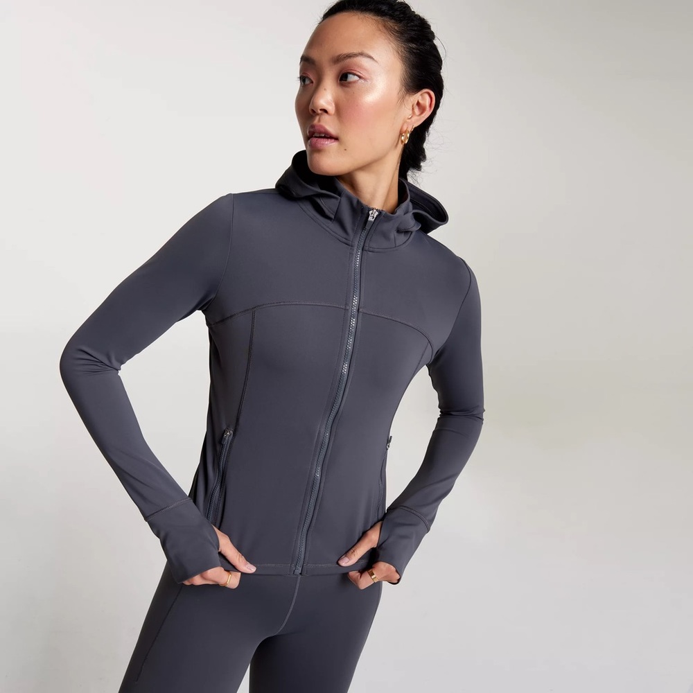 NWT New Calia Women’s Powermove Jacket Small S Longsleeve Hoodie Pullover Top
